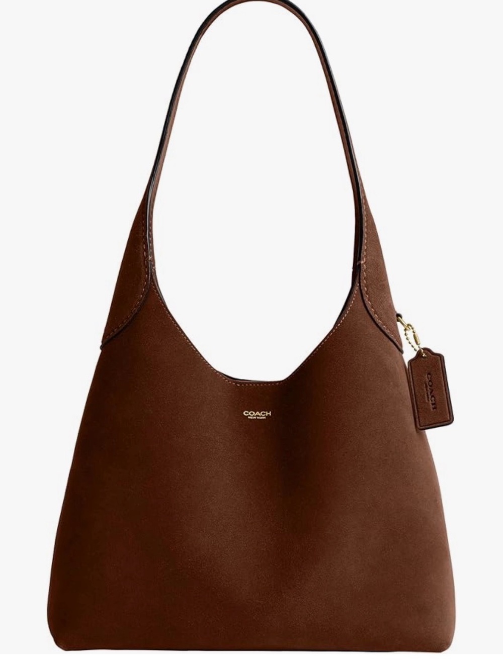 Coach Brown Leather Hobo Shoulder Bag